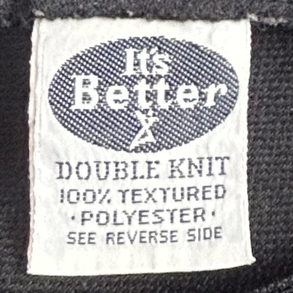 1970s It’s Better Double Knit Poly Dress - Picture 3 of 6